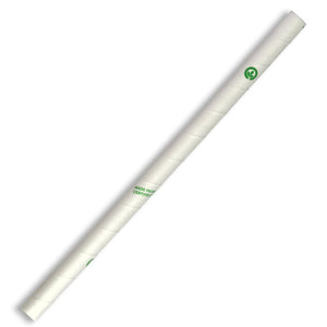 10mm Jumbo White BioStraw - Packware