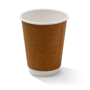 12 oz Double Wall Kraft Cups 500pc/ctn - Packware