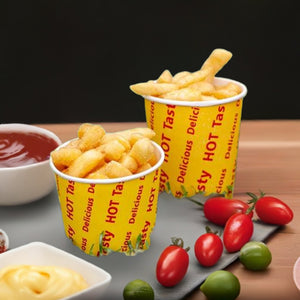 12oz Hot Chip Cup 1000 per Box - Packware