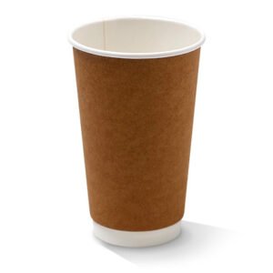 16 oz PE Coated DW Cup/Kraft 500pc/ctn - Packware