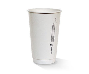 16 oz PLA Coated DW Cup/Plain 500pc/ctn - Packware