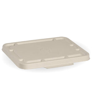 2 & 3 Compartmet Natural BioCane Takeaway Lid - Packware