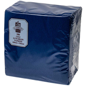 2 Ply Luncheon Napkins - Dark Blue - Packware