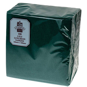 2 ply Luncheon Napkins - Pine Green - Packware