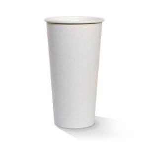 20 oz PE Coated SW Cup/Plain White 1000pc/ctn - Packware