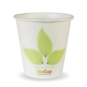 230ml / 6oz (80mm) Leaf Single Wall BioCup - Packware