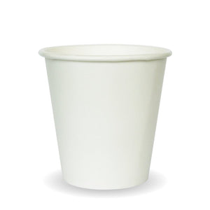 230ml / 6oz (80mm) White Single Wall BioCup - Packware