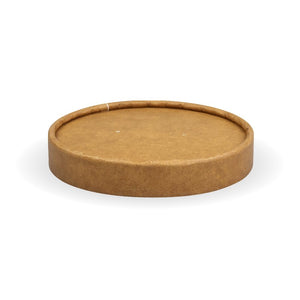 250ml / 8oz BioBowl Kraft Paper Lid - Packware