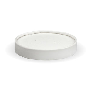 250ml / 8oz Paper BioBowl PLA White Lid 500/Carton - Packware