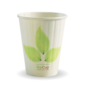 255ml / 8oz (80mm) Leaf Double WallBioCup - Packware