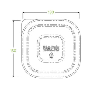 280 - 480 PET Takeaway Lid - Packware