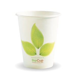 280ml / 8oz (80mm) Leaf Single Wall BioCup - Packware