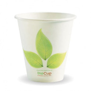 280ml / 8oz (90mm) Leaf Single Wall BioCup - Packware