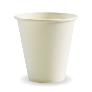 280ml / 8oz (90mm) White Single Wall BioCup - Packware