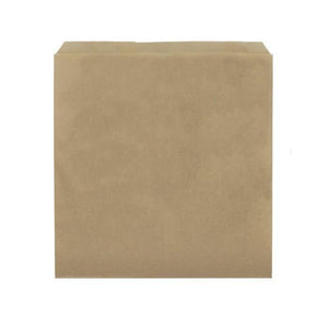 3 Square Flat Brown Paper Bags – 240x240mm - Packware