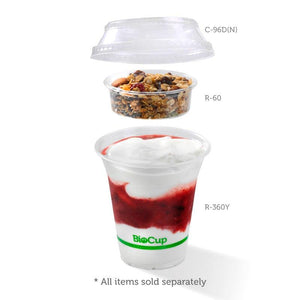 360ml Clear BioCup - G360C| Carton of 1000| Eco - Friendly & Compostable - Packware