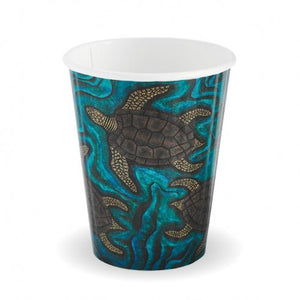 390ml / 12oz (90mm) Indigenous Art Double Wall BioCup - Packware