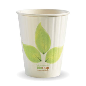 390ML / 12OZ (90MM) LEAF DOUBLE WALL BIOCUP - Packware