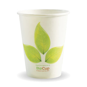 390ml / 12oz (90mm) Leaf Single Wall BioCup - Packware