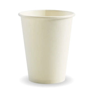 390ml / 12oz (90mm) White Single Wall BioCup - Packware