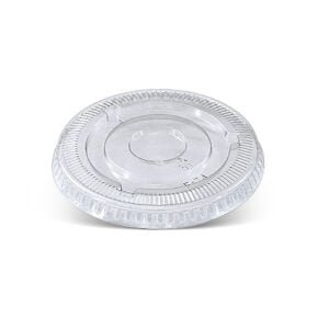 3oz PET Flat Lid/No Hole 1000pc/ctn - Packware