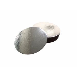 4" Circle Cake Boards - Silver - Packware