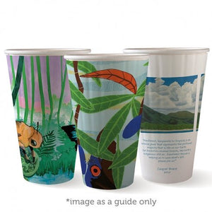 460ml / 16oz (90mm) Art Series Double Wall BioCup - Packware