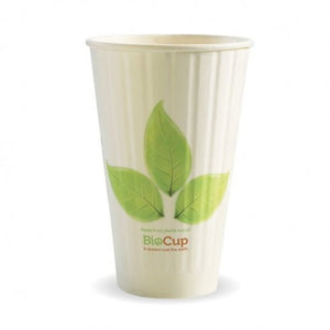 460ml / 16oz (90mm) Leaf Double Wall BioCup - Packware