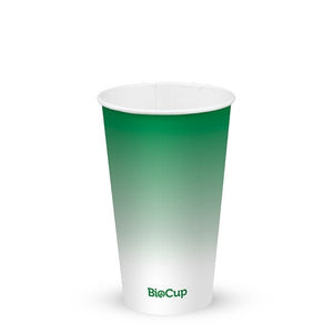 500ml / 16oz Green Cold Paper BioCup - Packware