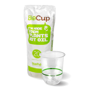 500ml Clear Tumbler BioCups - 20pk - Packware