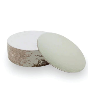 6" Circle Silver Cake Board - Packware