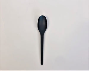 6.5" PLA SPOON - BLACK - Packware