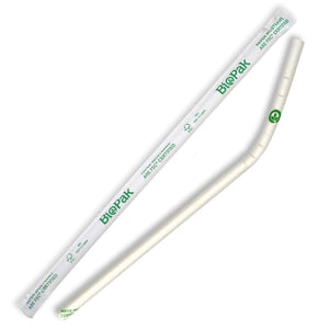 6mm Regular White BioStraw - Packware