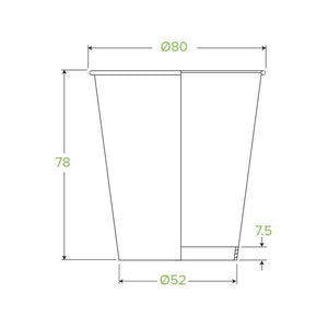 6oz Green Line Single Wall - Packware