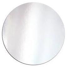 7' Circle Silver Cake Board - Packware