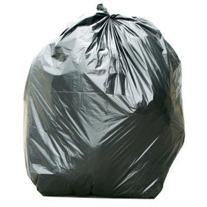 72 Litre Garbage Bags Heavy Duty Black 200 Bags - Packware