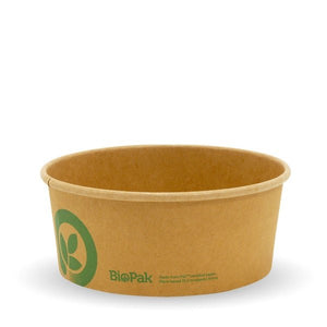 750ml Medium Kraft BioBowl - Packware