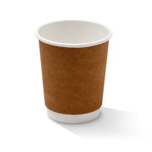 8 oz PE Coated DW Cup/Standard Kraft 500pc/ctn - Packware