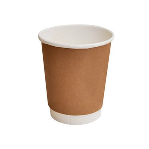 8 OZ PLA Coated DW Cup/Brown Standard 500pc/ctn - Packware