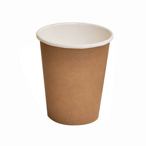 8 OZ PLA Coated SW Cup/Brown Standard 1000pc/ctn - Packware