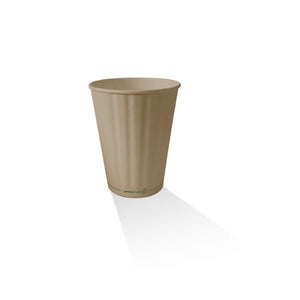 8oz Aqueous Coated Bamboo Embossed  DW Cup 1000pc/ctn - Packware