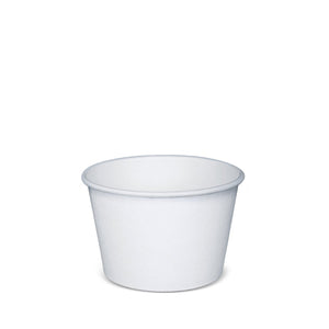 8oz Ice Cream Cups - Versatile, Poly - lined 240ml - Packware