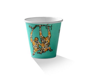 8oz PLA coated SW cup/animal print, 1000/CTN - Packware