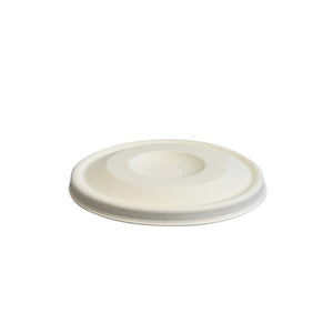 90mm Cold Paper BioCup Sugarcane Flat Lids - Packware