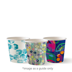 120ml / 4oz Art Series Single Wall BioCup – Compostable & Stylish (Carton of 2,000)