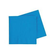 Azure Blue Cocktail Napkins - Packware