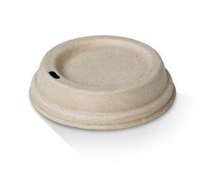 Bagasse Lid - 6/8/10 oz/Natural 1000pc/ctn - Packware