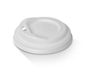 Bagasse Lid - *8/12/16/20oz (90mm)/White 1000pc/ctn - Packware