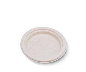 Bamboo Round Plate 7" 1000pc/ctn - Packware