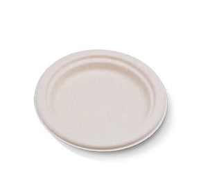 Bamboo Round Plate 9" 500pc/ctn - Packware